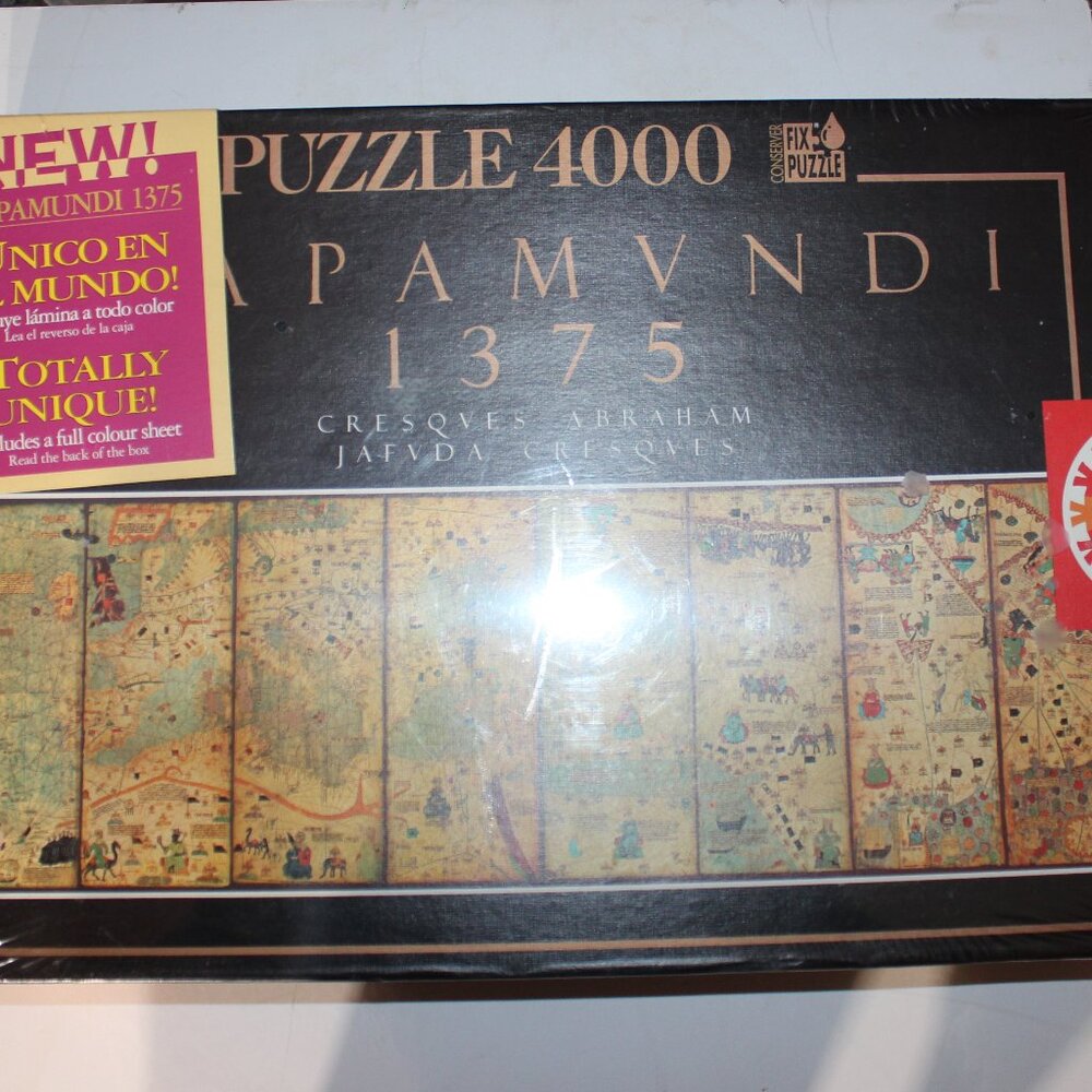 Rare Puzzle - Educa Mapamundi 1375 4000-piece jigsaw puzzle New Unopened